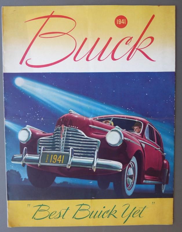 Purchase 1941 Buick Full Color Sales Brochure SPECIAL, CENTURY, SUPER