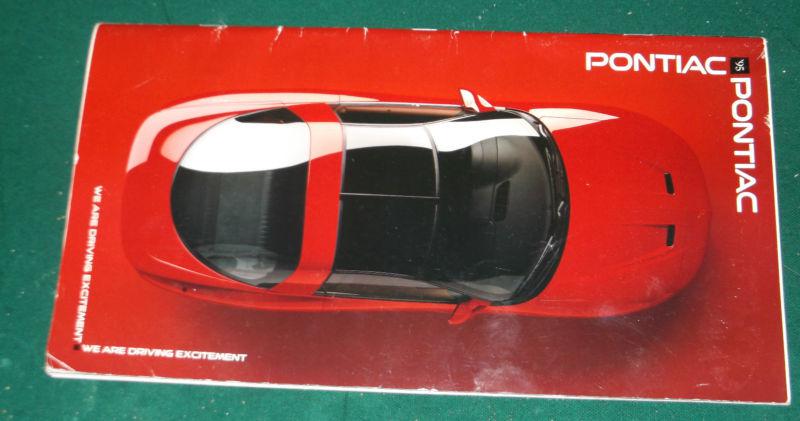 1995 pontiac full-line sales brochure; grand am; sunfire; firebird; 76 pgs