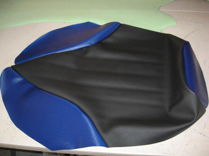 Yamaha banshee black and rush blue seat cover 