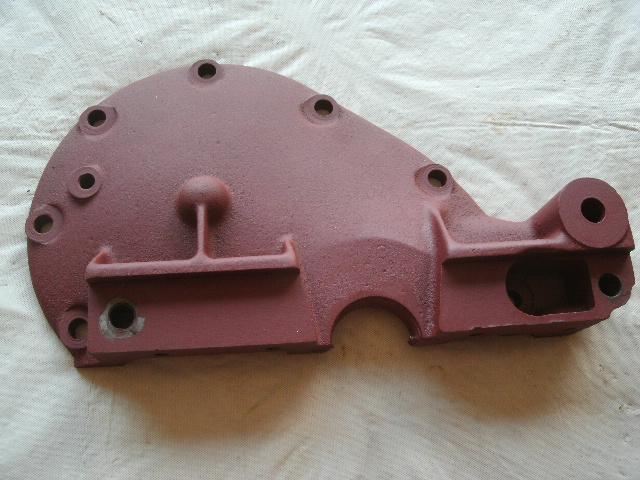 Model a ford front motor mount and timing cover