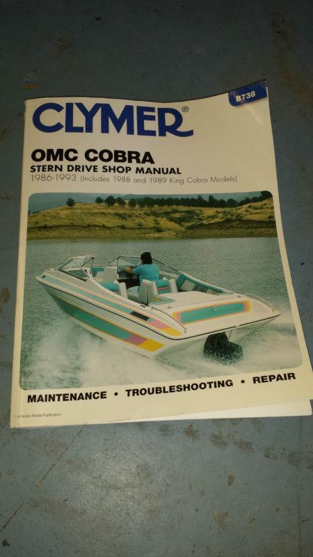 Clymer omc cobra stern drive shop manual