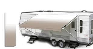 Rv trailer camper vinyl awning fabric a&e carefree colorado camel fade 14 ft new