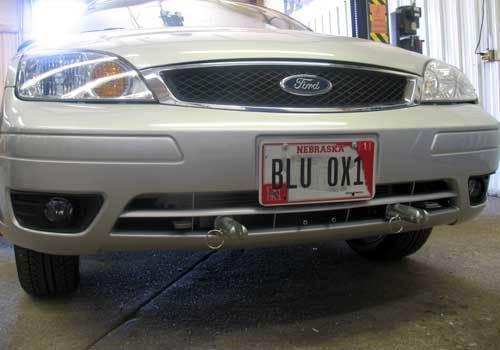 Blue ox bx2184 base plate f/ford focus 05-07 w/fog