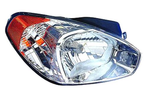 Replace hy2503144c - 07-11 fits hyundai accent front rh headlight assembly