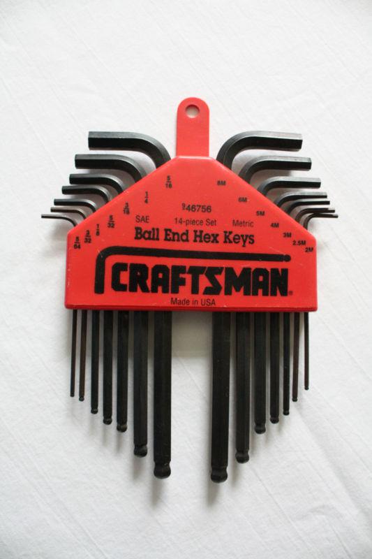 Craftsman 9-46756 hex key set, 14-piece