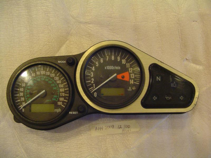Used oem 1999 '99 kawasaki zx-9 zx-9r  zx 9r guage speedo tachometer oem
