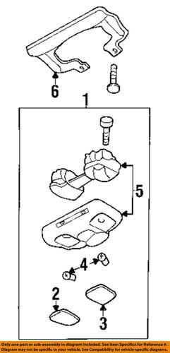 Nissan oem 2643956g00 overhead console-mount bracket