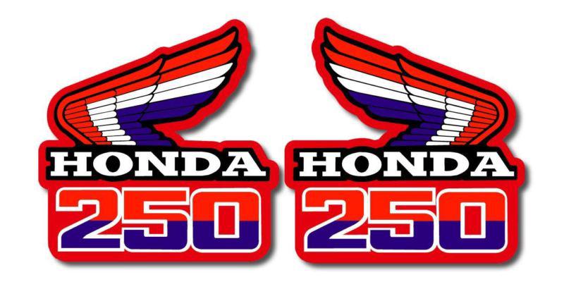 Honda 85 cr250 tank decals cr 500 cr500r cr250 ahrma vmx elsinore cr motorcross