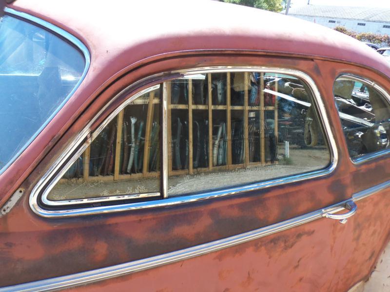 40 buick super coupe left door window glass surround molding moulding trim