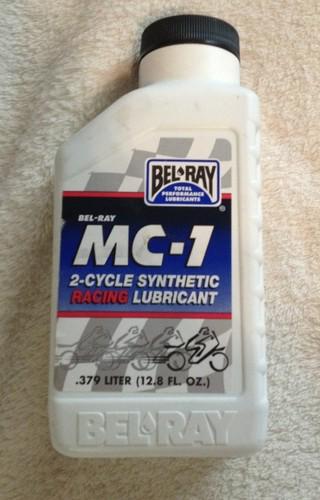 Bel-ray mc-1 2 stroke 2 cycle synthetic racing lubricant 12.8 oz premix 2t