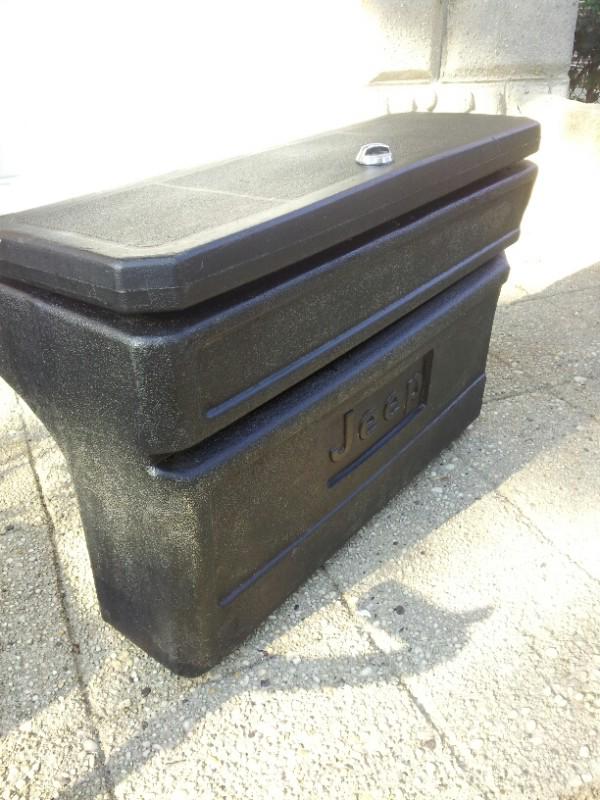 Rare jeep cherokee cargo storage container toolbox wrangler comanche grand parts