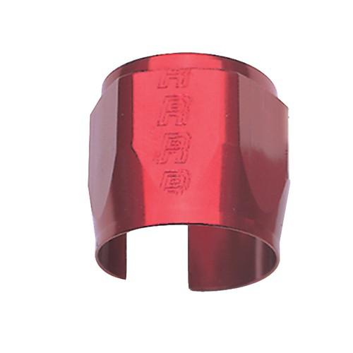 Russell 620270 tube seal hose end red anodize finish 3/8 in. fuel hose -08an