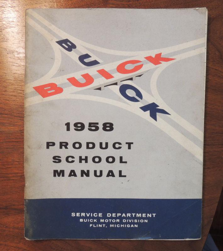 1958 buick product school manual