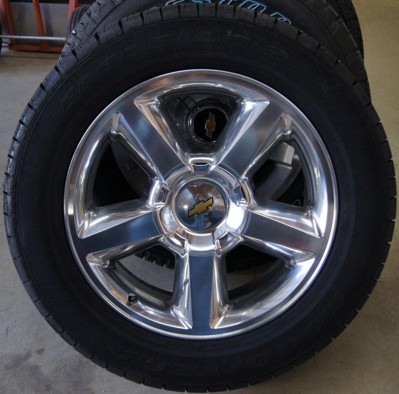 New chevy silverado tahoe suburban avalanche ltz polished 20" wheels rims tires