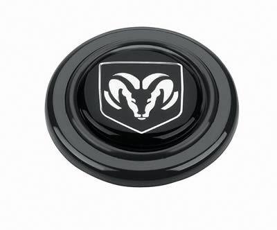 Grant products horn button plastic black dodge ram logo for signature series ea