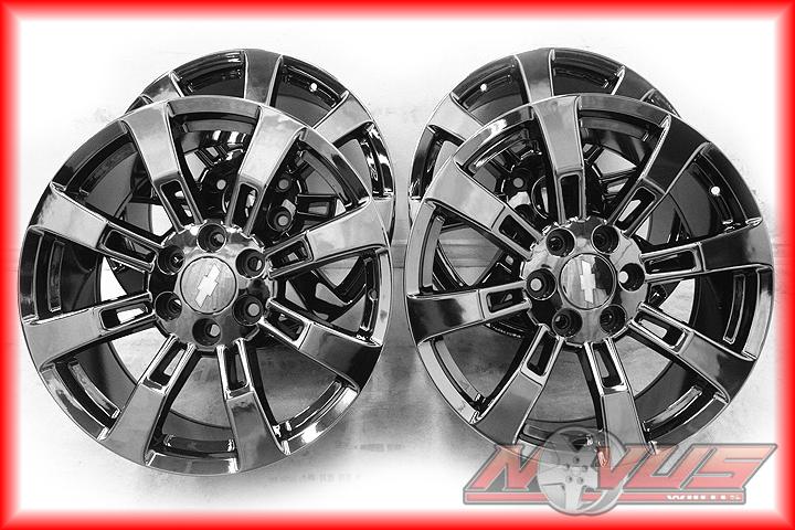 New 20" gmc yukon denali sierra hybrid chevy tahoe black chrome wheels 22 18