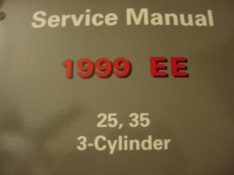 Omc johnson outboard - service manual - 1999 ee - 25hp, 35hp 