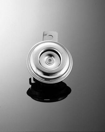 Small smooth chrome universal horn - 65mm (2.6 inch)