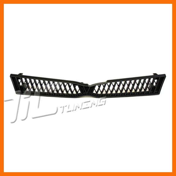 00-02 toyota echo 2dr 4dr black front plastic grille replacement