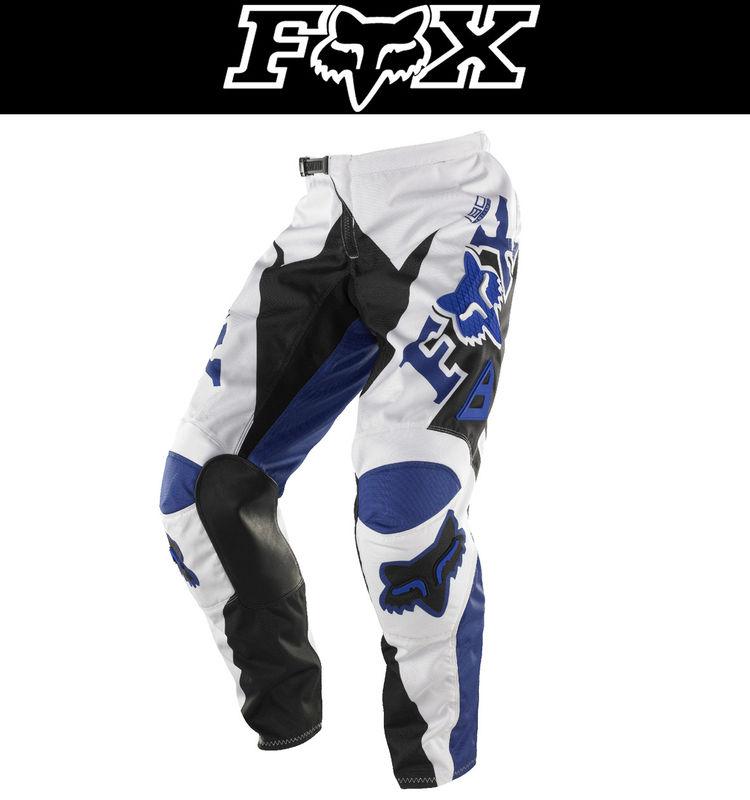 Fox racing 180 anthem blue white size 28-38 dirt bike pants motocross mx atv '14