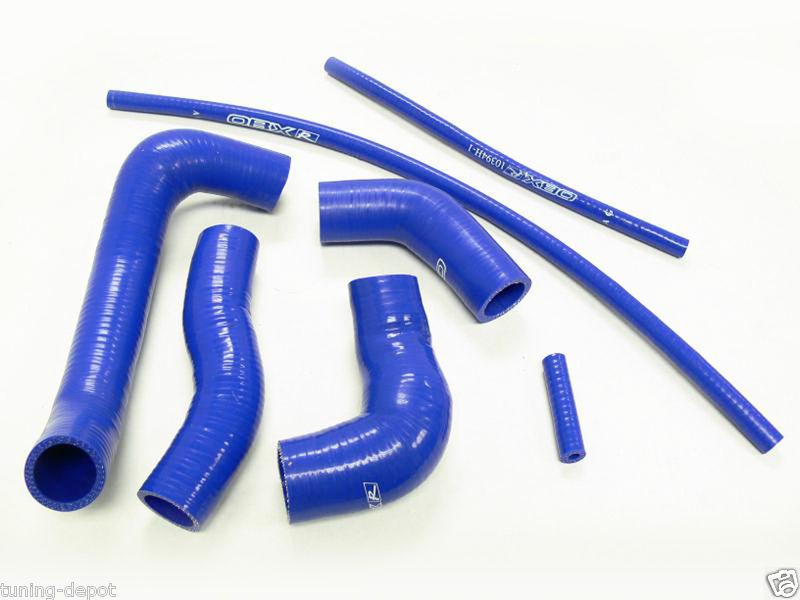 Obx blue silicone radiator hose 1999 to 2005 volkswagen golf jetta mkiv 1.8l 