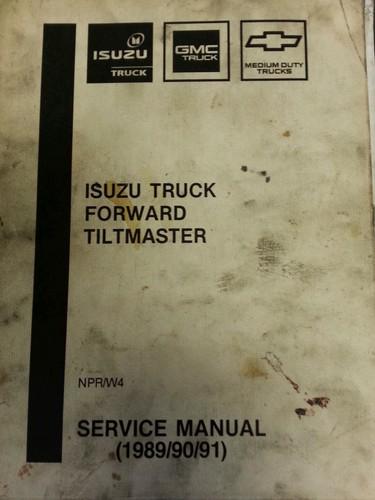 Isuzu truck forward tiltmaster service manual 1989,1990, 1991