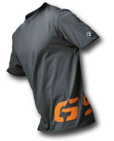 Bmw genuine motorcycle t shirt gs in dark gray - size xs extra small     