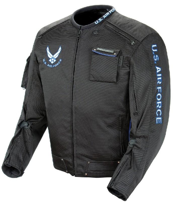 New power trip air force alpha jacket black large l