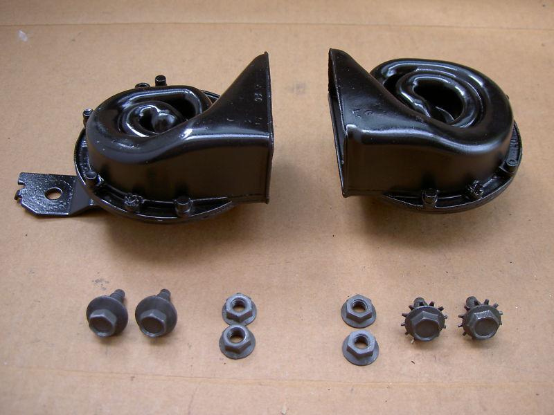 65-68 ford mustang horn blowing assembly, 1 pair, restored