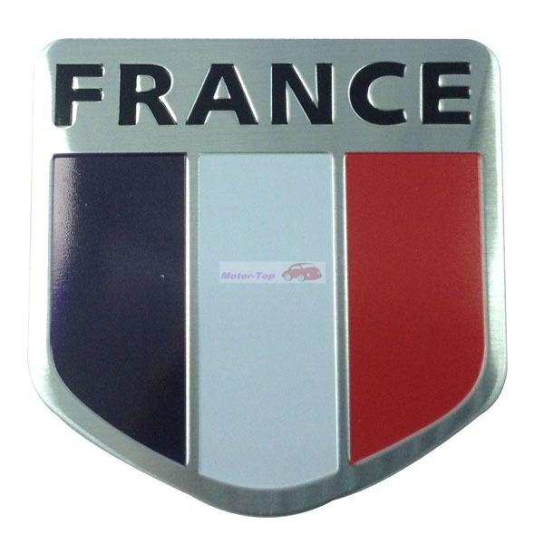Trunk rear emblems badge sticker decal france land flag for renault