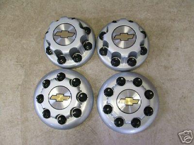 Chevy  wheel center caps - dually hubcaps