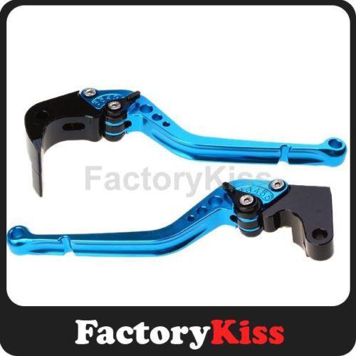 Long brake clutch levers for yamaha yzf r1 r6 r6s cad/euro blue