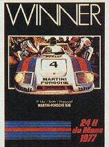 Porsche winner  24 lemans1977 factory  poster 