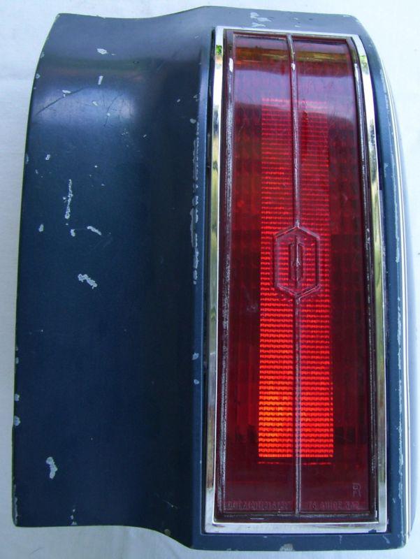 1976 oldsmobile cutlass right tail light quarter panel assembly