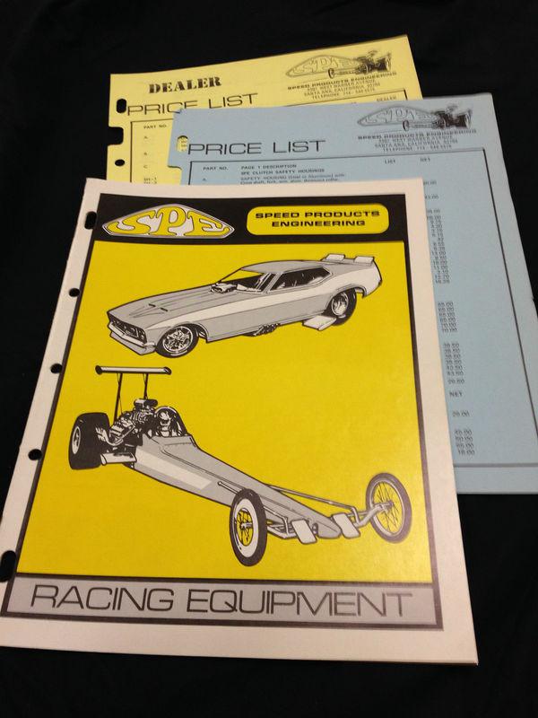 Spe speed products engineering racing equipment catalog