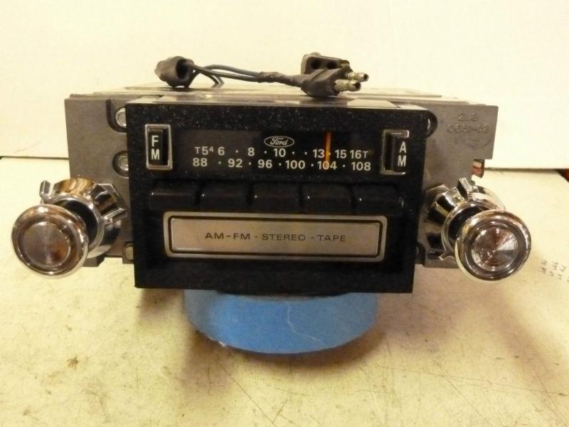 Buy Original ford 71-73 AM FM 4 channel 8 track stereo Mustang Cougar