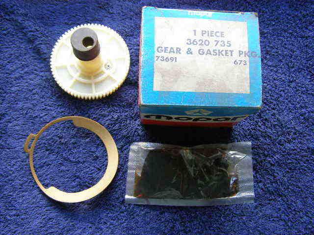 Nos mopar 69-73 3 spd wiper motor (gear -gasket ) repair pkg 