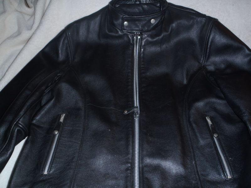 Wilsons leather heavy motorcycle bikerjacketchp police punk style szlarge