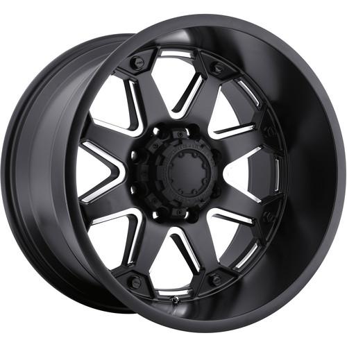 20x9 satin black ultra bolt (198) wheels 8x170 +18 ford f-250 f350