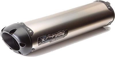 Two brothers  m-5b canam spyder rt slip-on exhaust  10-12 titanium   blk series