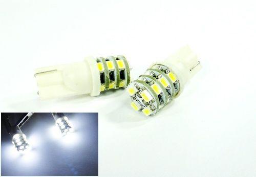 White 16 smd led t10 168 194 wedge bulb license plate light dome map step trunk