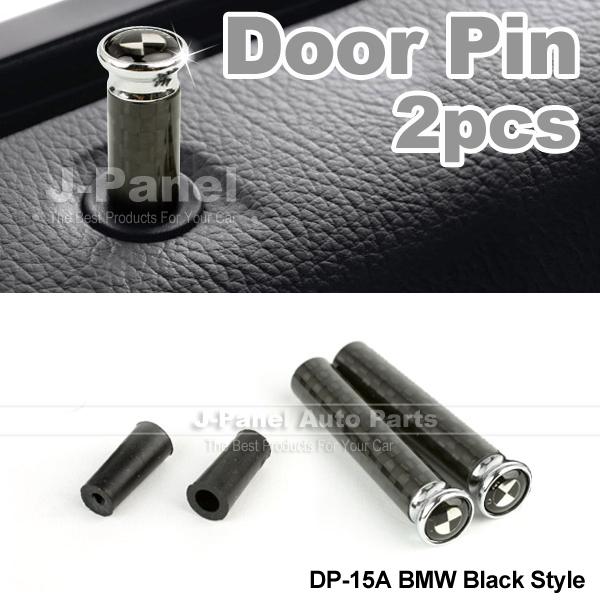 Pair 2 units carbon fibre metal car door lock pins set for all bmw 1 3 6 series