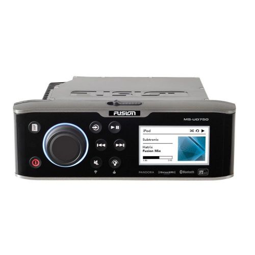 Fusion marine entertainment system with uni-dock and color tft display ms-ud750