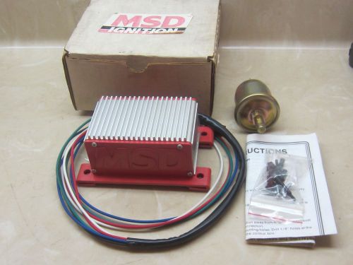 Nos msd 8965 oil pressure warning system monitors oil pressure by rpm