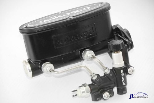 Wilwood black 1&#034; bore master cylinder &amp; adjustable proportioning valve