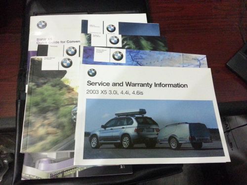 2002 bmw x5 owners manual