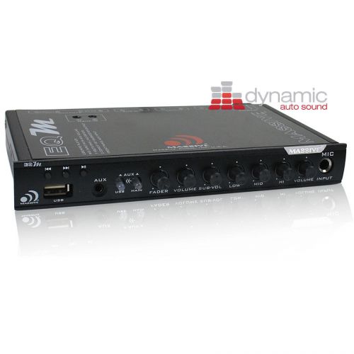 Massive audio eqm car sub graphic eq / all-in-one media player equalizer new