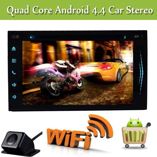New android 4.4 7&#034; 2din car dvd player gps navigation bluetooth touch screen cam