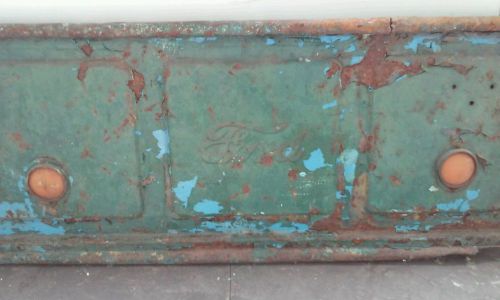 Antique ford truck tailgate