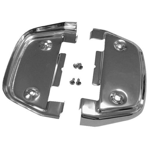Chrome passenger footboard covers harley touring 87 & up sold in pairs 50782-89
